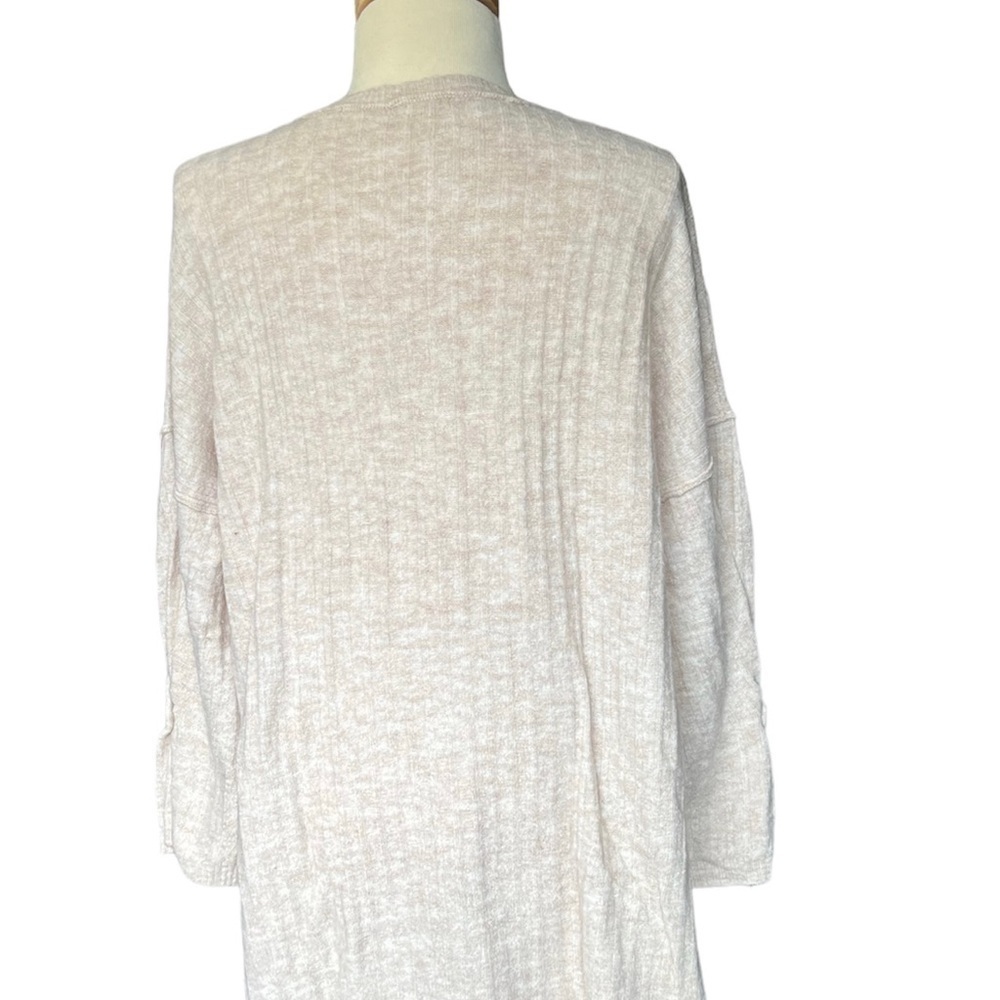 Free People Oversized Retro Trendy Ribbed Knit Acrylic Coastal Sweater. Small - Picture 2 of 10